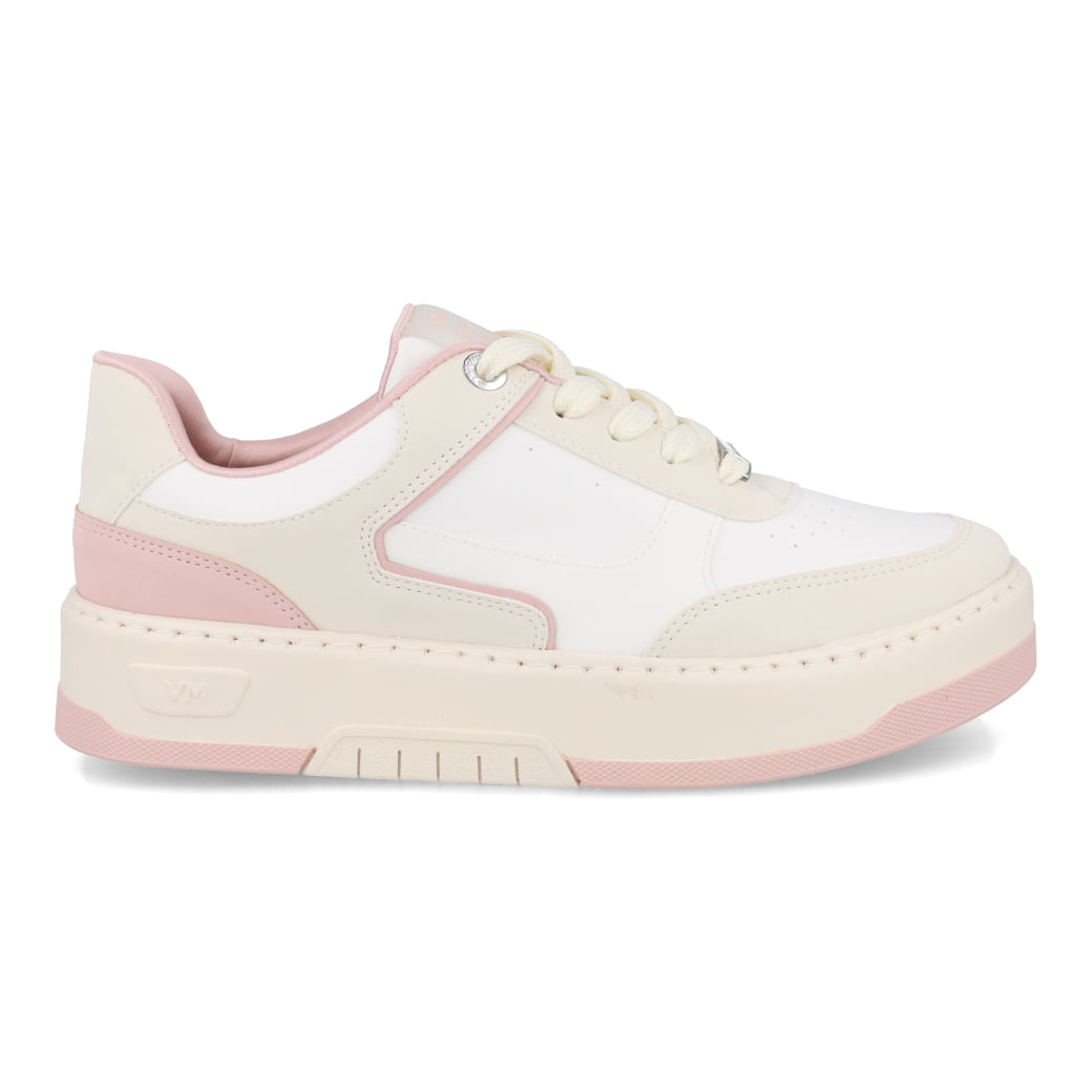 Via Marte Tenis Casual 126021-14 Marfim-Milk-Blush Rose Nobuck-Napa-Nobuck_3_999999992675358_30